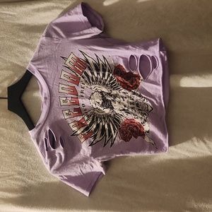 Purple shirt, freedom rock shirt medium